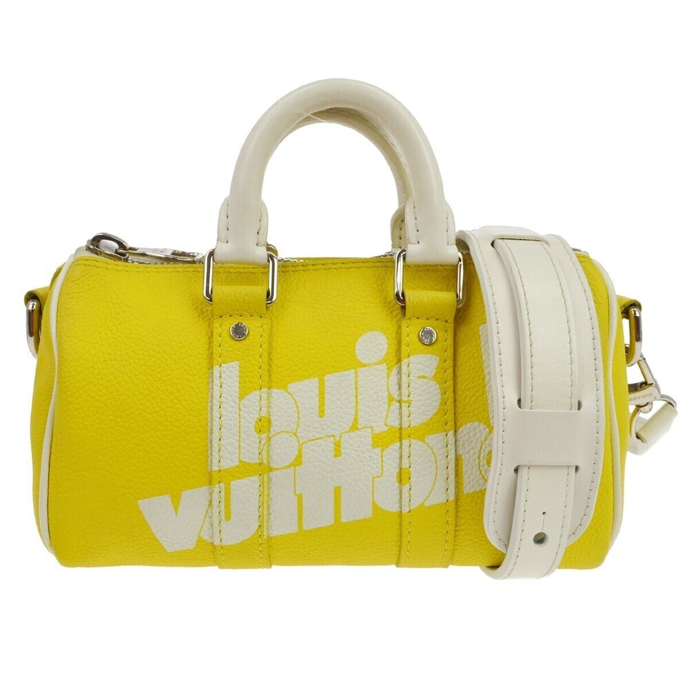 Louis Vuitton Keepall Bandouliere Everyday Signature Printed Leather XS